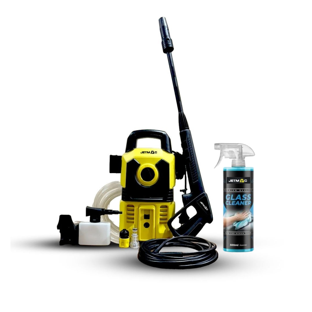 Jetmac High Pressure Washer + Jetmac Glass Cleaner-500ml