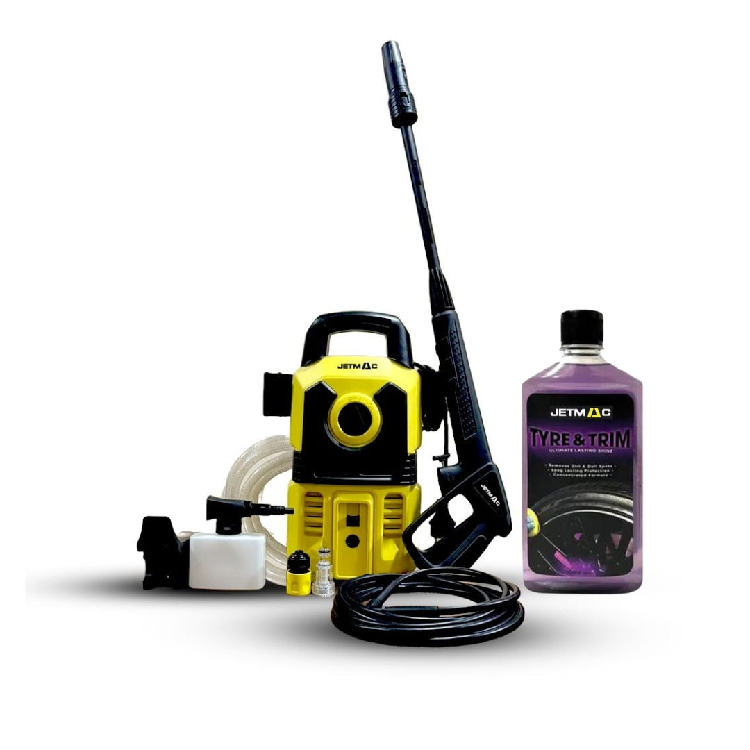 Jetmac High Pressure Washer + Jetmac Tyre & Trim Gel - 500ml
