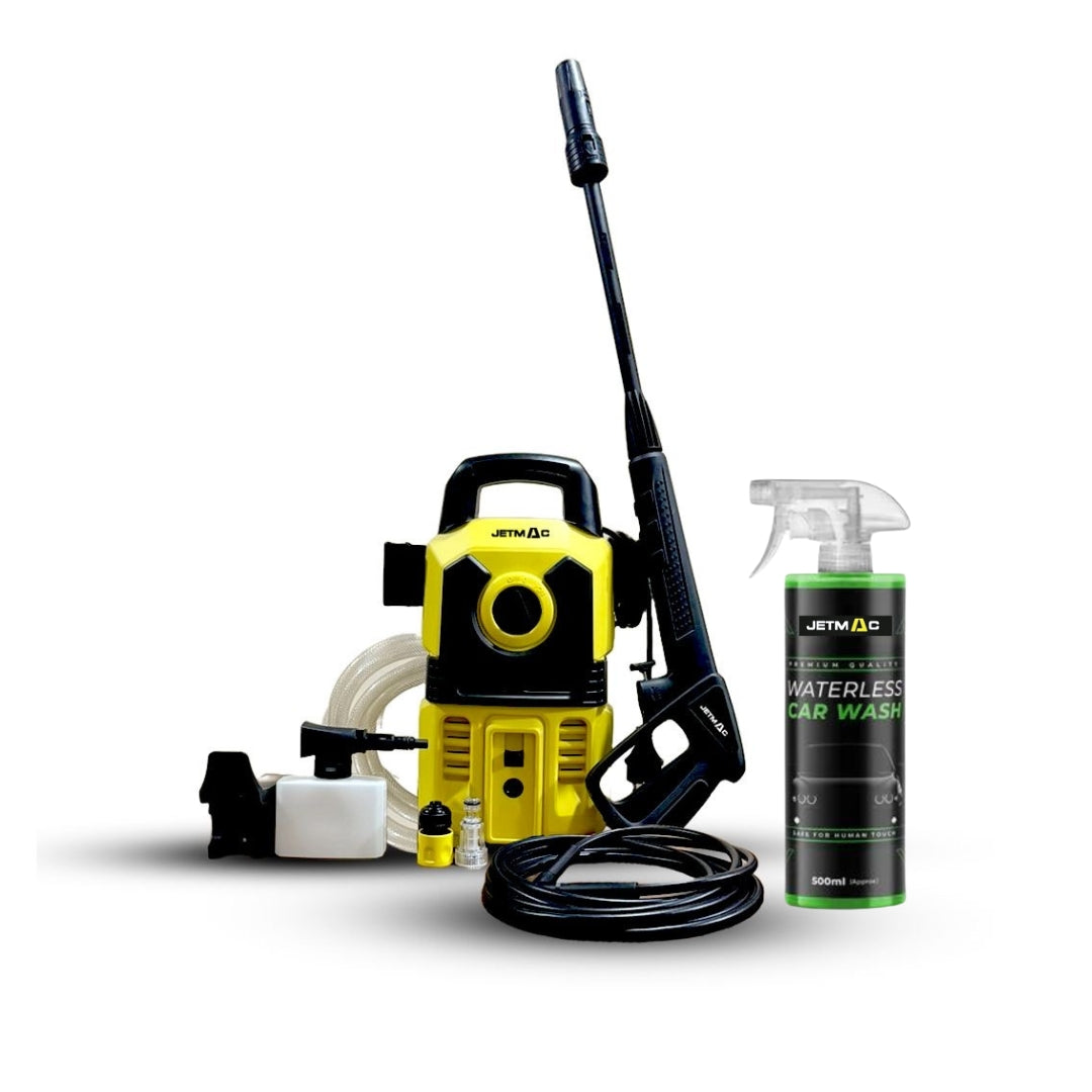 Jetmac High Pressure Washer + Jetmac Waterless Car Wash- 500ml