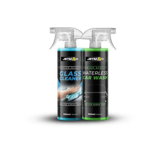 Jetmac Glass Cleaner + Jetmac Waterless Car Wash