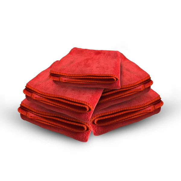 Jetmac Microfiber Towel Red – 40x40cm 400GSM - Pack of 5